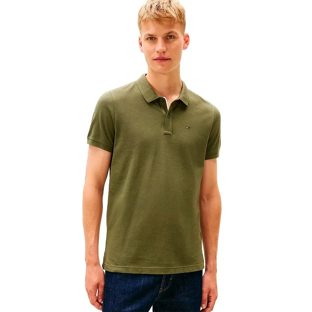 

Поло с коротким рукавом Tommy Jeans DM0DM20676, зеленый