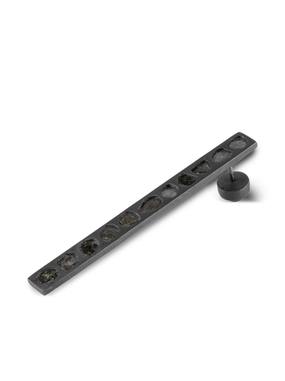 

Серебряная серьга Plate с бриллиантами Parts of Four, серый