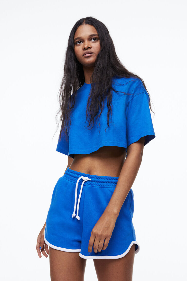 

Шорты без застежки H&M, синий