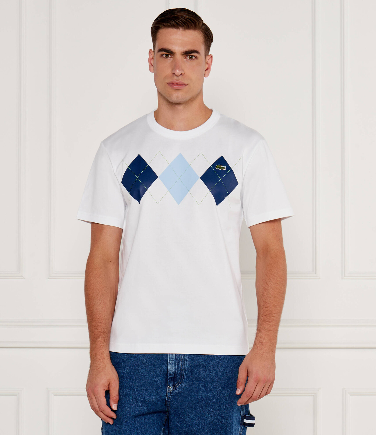 

Футболка Lacoste Classic fit, белый