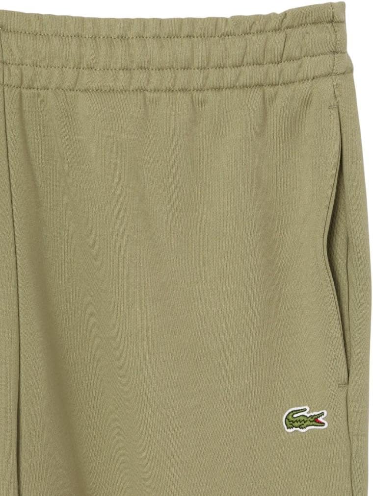Lacoste мужские базовые зауженные спортивные штаны, Khaki Green Croc — фото 4