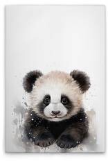 

Картина на холсте A.S. Création Baby Panda цвет weissschwarzgrau