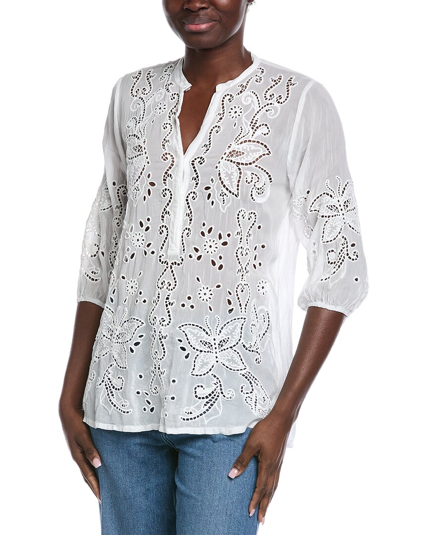 

Туника Джонни Вас Каллиа Johnny Was, белый