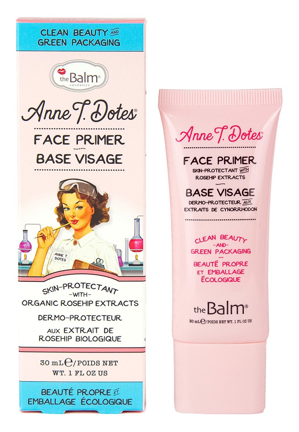 

Праймер Anne T. Dotes Primer (Clean & Green) the Balm, цвет clear