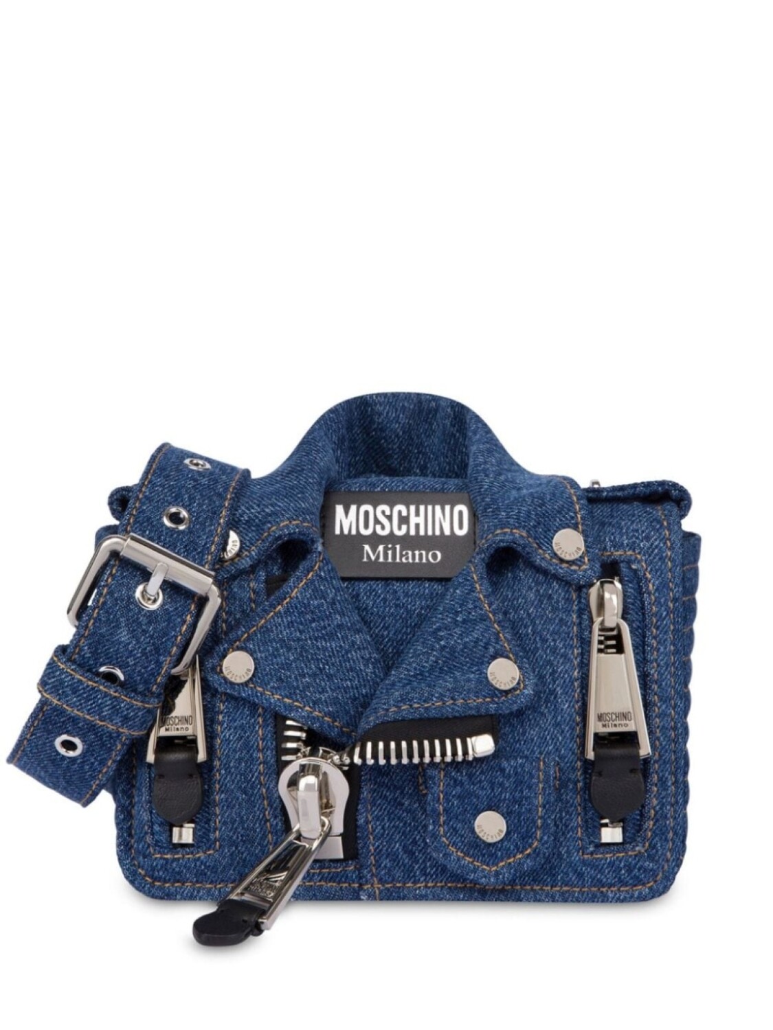 

Moschino джинсовая сумка на плечо, синий