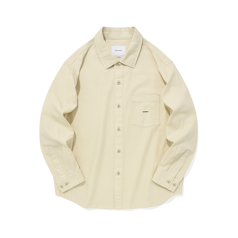 

COVERNAT Рубашка унисекс бежевая