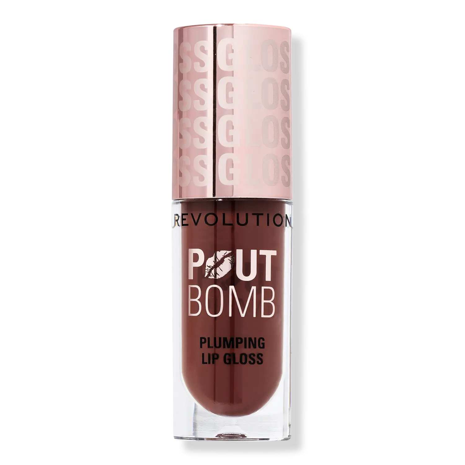 

Блеск для губ Pout Bomb Plumping Gloss Revolution Beauty, Espresso Cool Nude (rich cool-toned brown)