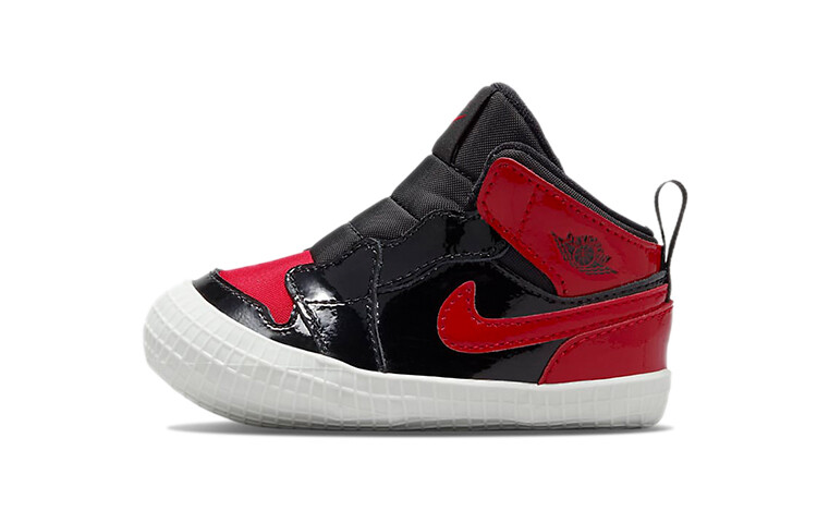 

Сандалии Jordan 1 Crib Bootie Bred Patent I