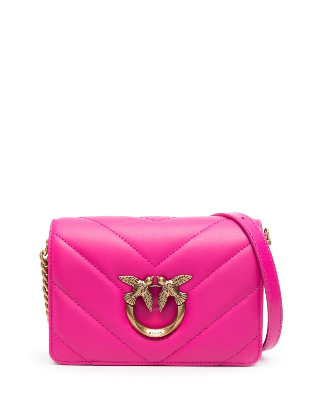 

Мини-сумка через плечо Love Click PINKO, розовый