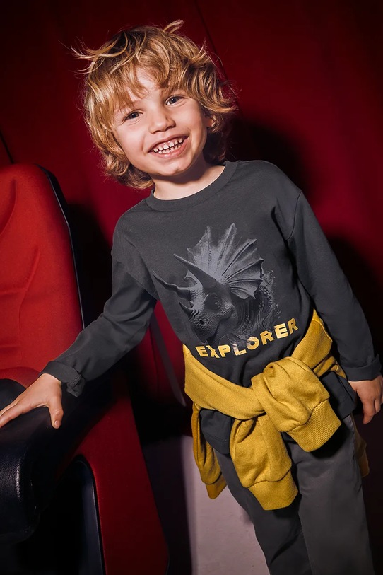 

Хлопковая водолазка Mayoral, серый