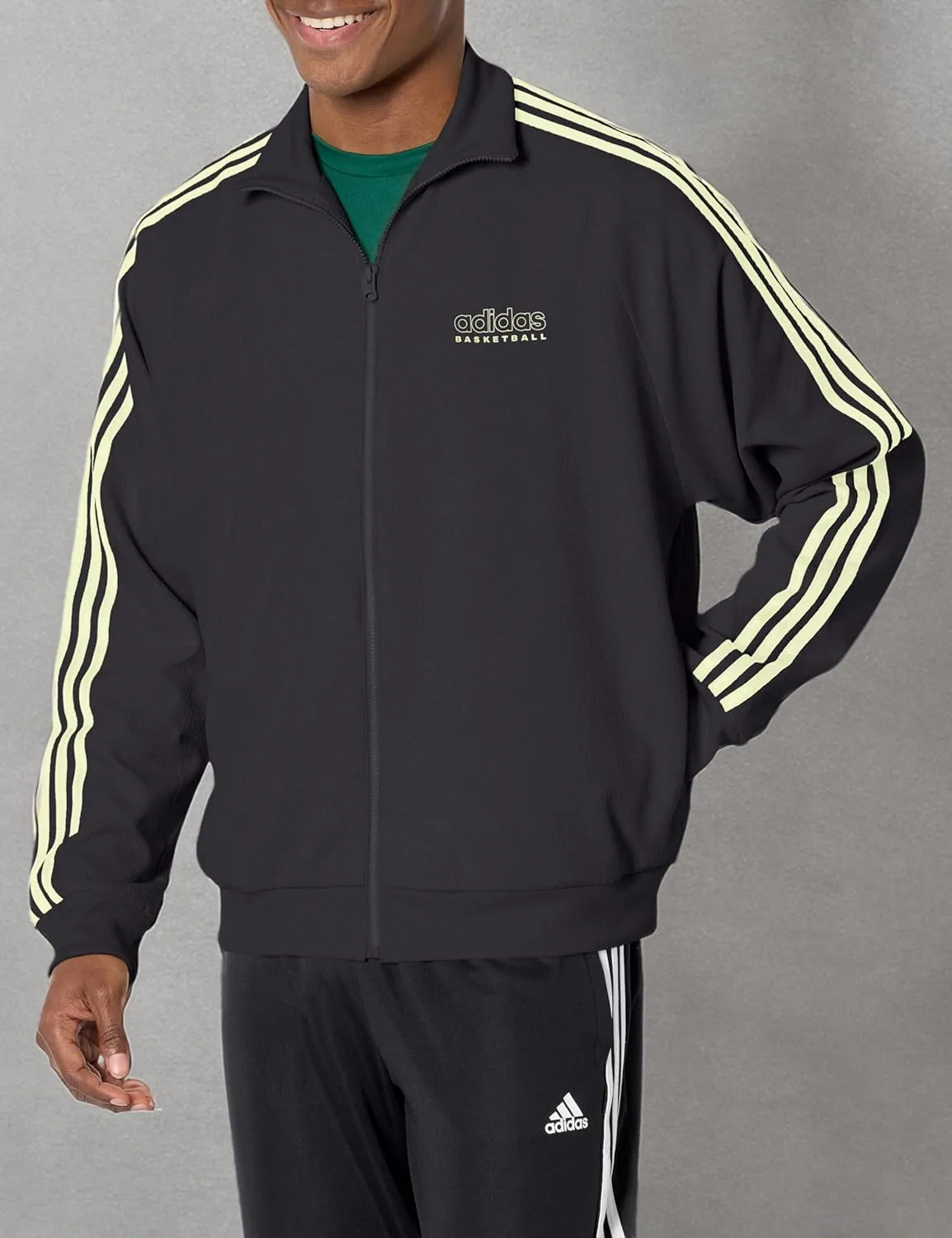 Куртка Adidas Select для мужчин, черный — фото 3