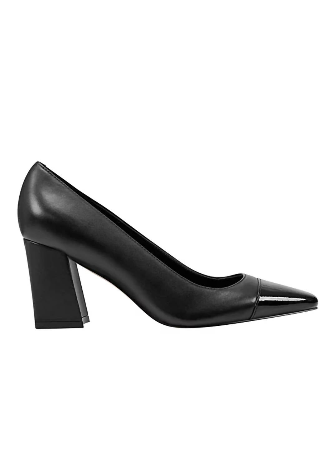 Women's Vernie Block Heel Dress Pumps In Black / Black Marc Fisher — фото 2