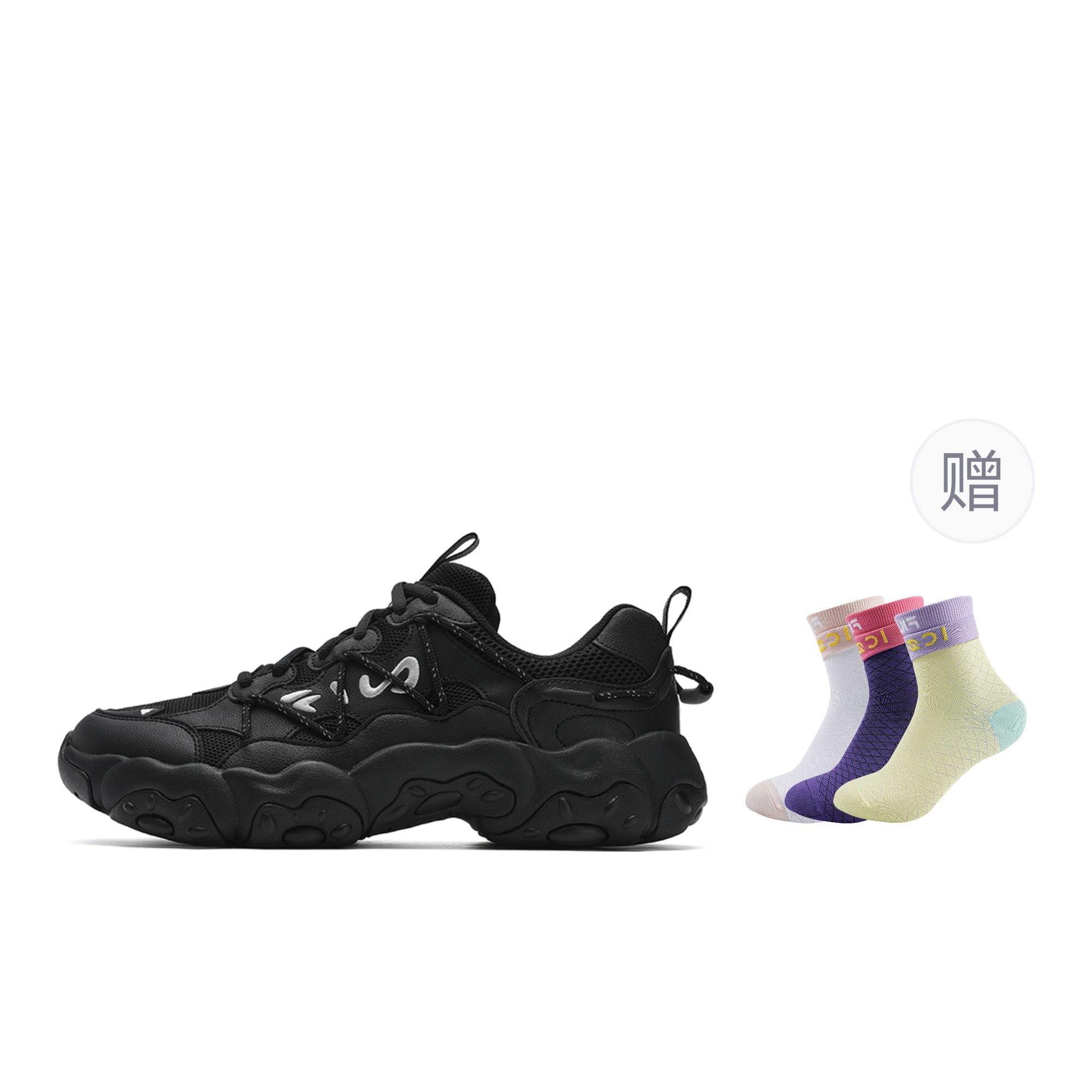 

FILA FLUID 6 устойчивые к истиранию, дышащие, легкие низкие кеды мужские Black