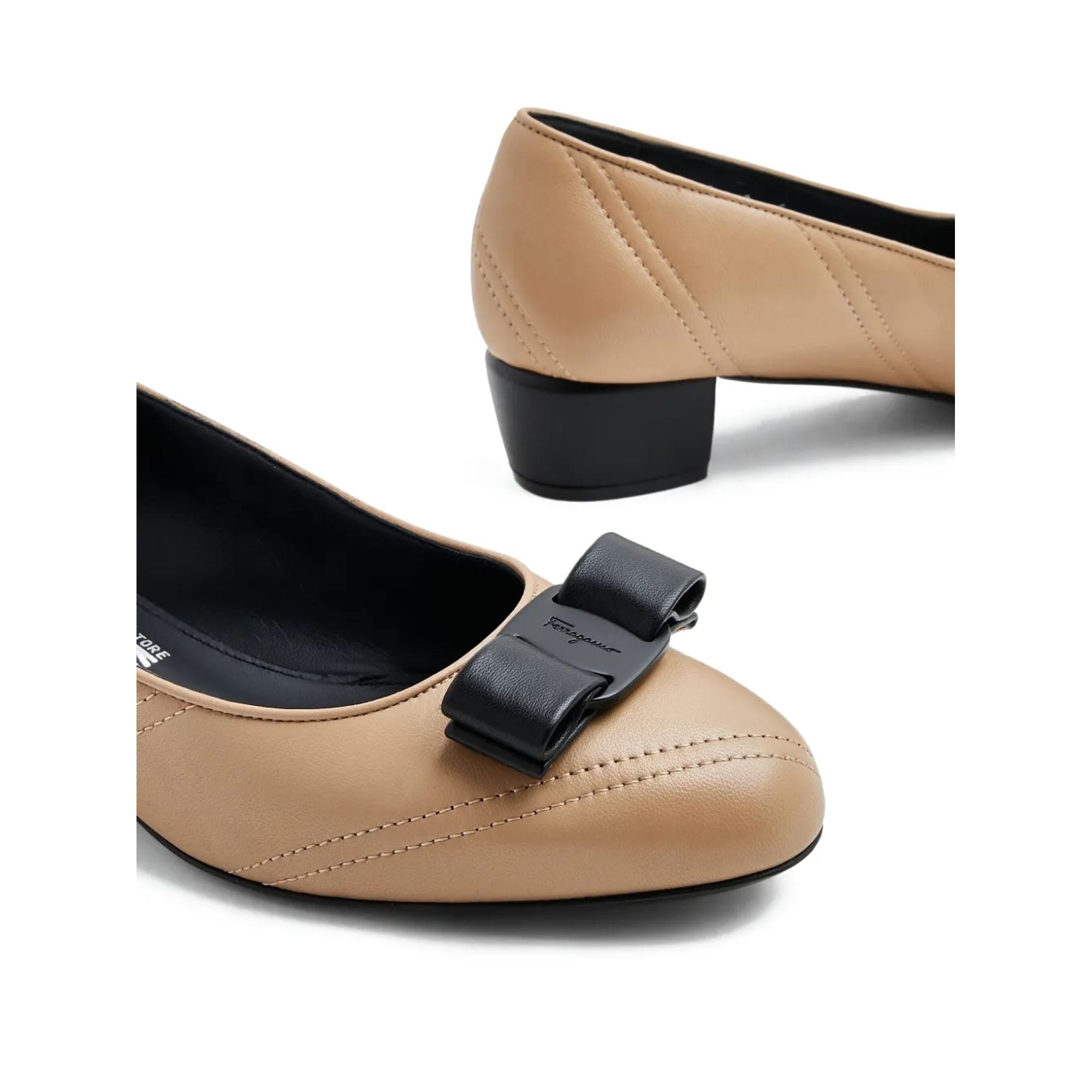 Туфли Ferragamo Ornament с декором Salvatore Ferragamo, коричневый — фото 3