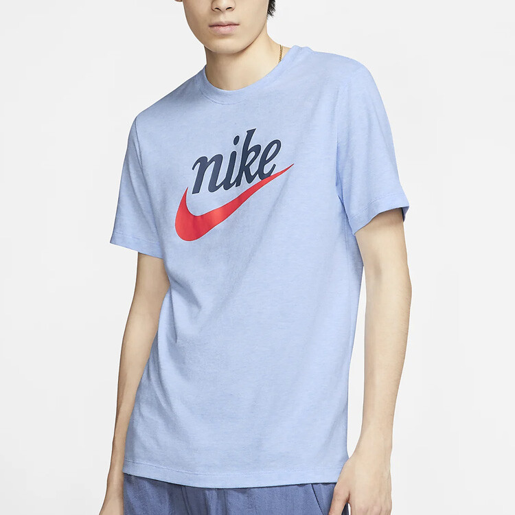 Футболка мужская Hydrogen Blue Nike, синий — фото 3