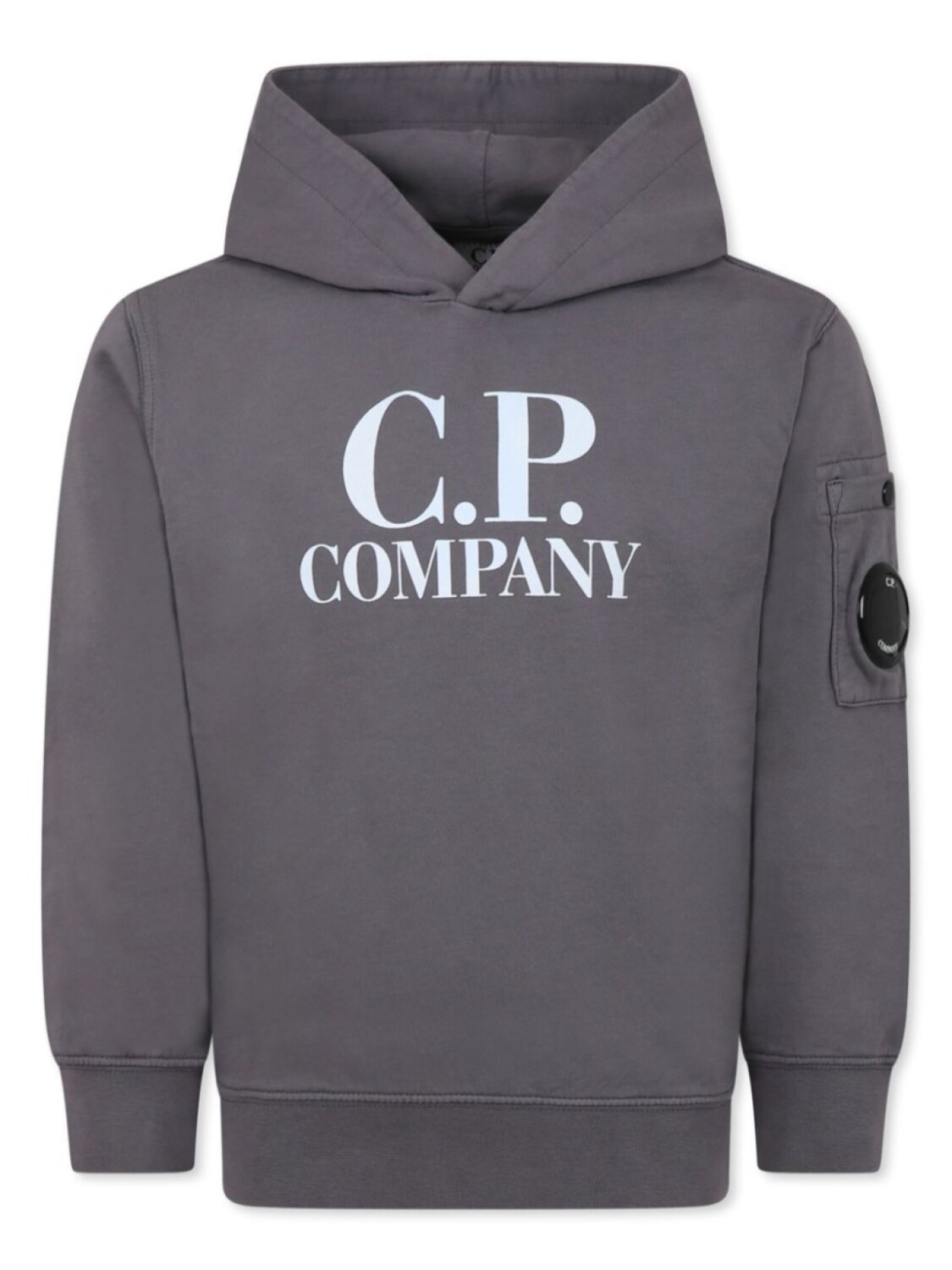 

Детская толстовка с логотипом CP Company C.P. Company Kids, серый