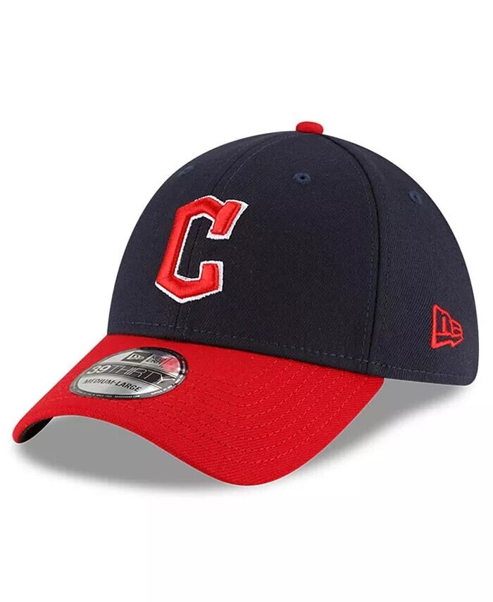 

Мужская темно-красная кепка Cleveland Guardians Home Team Classic 39THIRTY Flex Hat New Era, мультиколор