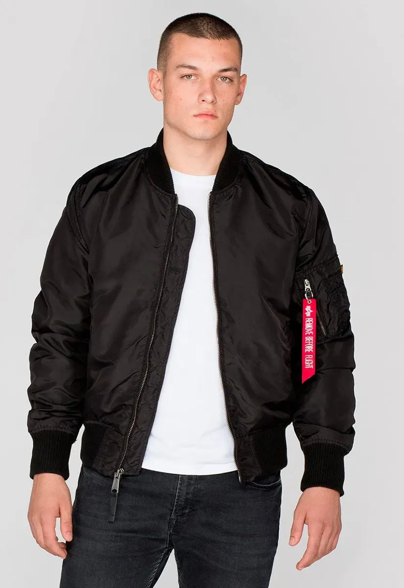 

Куртка-бомбер Alpha Industries "MA-1 TT", черный