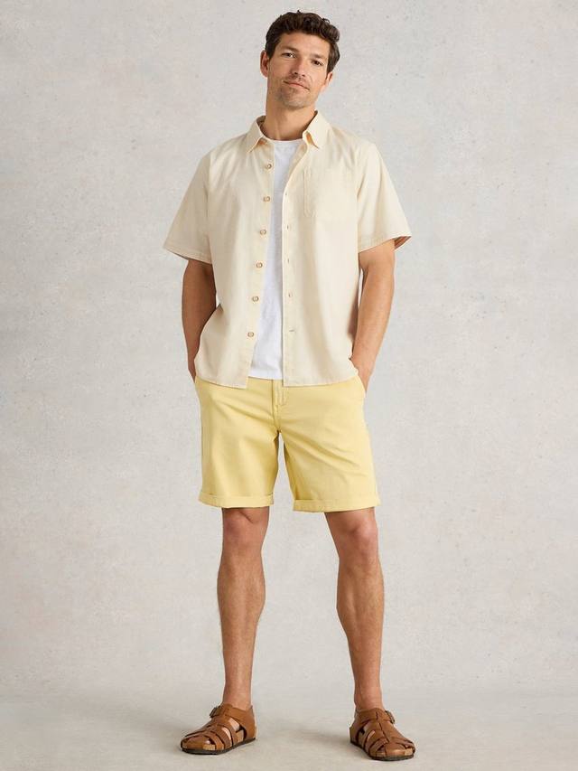 

Футболка Ely Linen Blend Regular Fit White Stuff, Cream