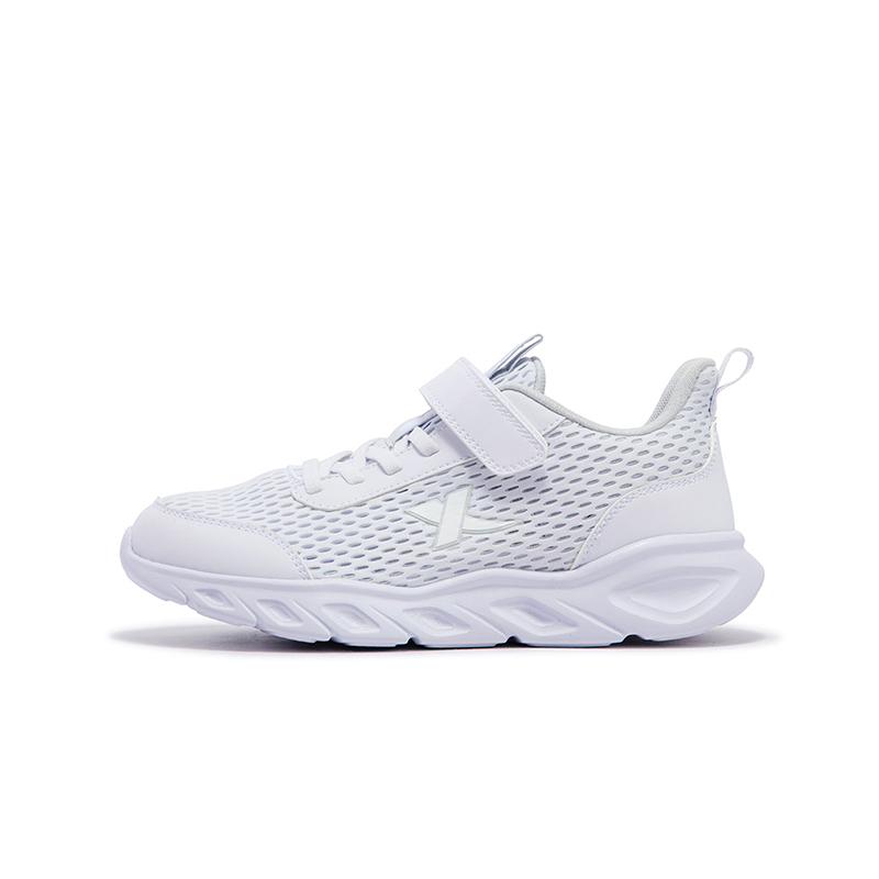 

Непромокаемые дышащие низкие кроссовки для бега white moonlight gray детские XTEP, белый Moonсветло-серый