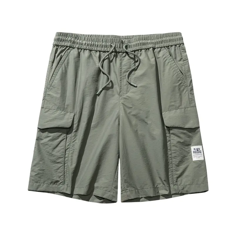 

ANTA Повседневные шорты Life Collection мужские серый оливковый зеленый