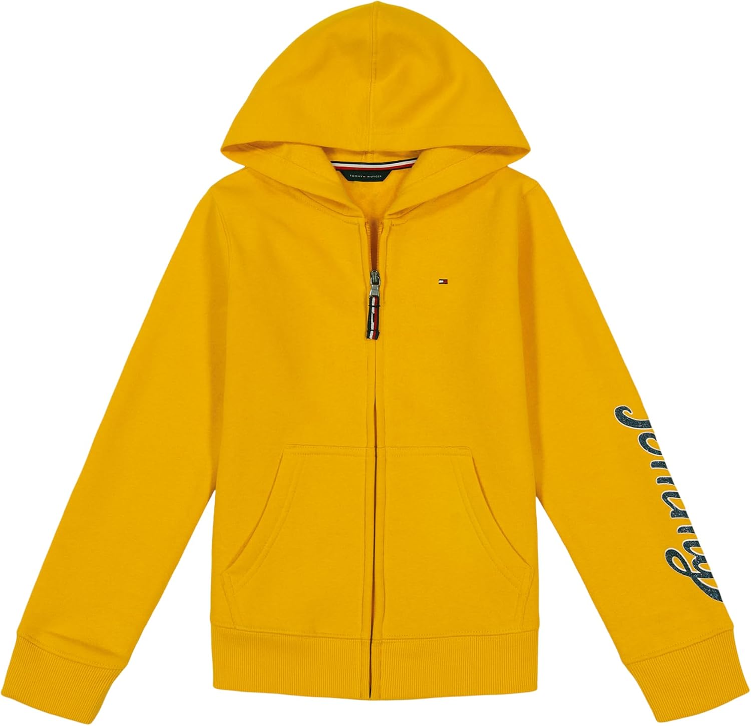 

Tommy Hilfiger Sport Sherpa Zip Hoodie для девочек, Old Gold