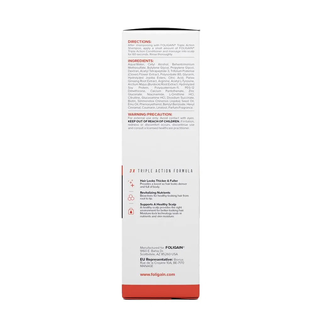 Кондиционер для роста волос «Hair Regrowth» с 2% Trioxidil от FOLIGAIN Foligain — фото 4