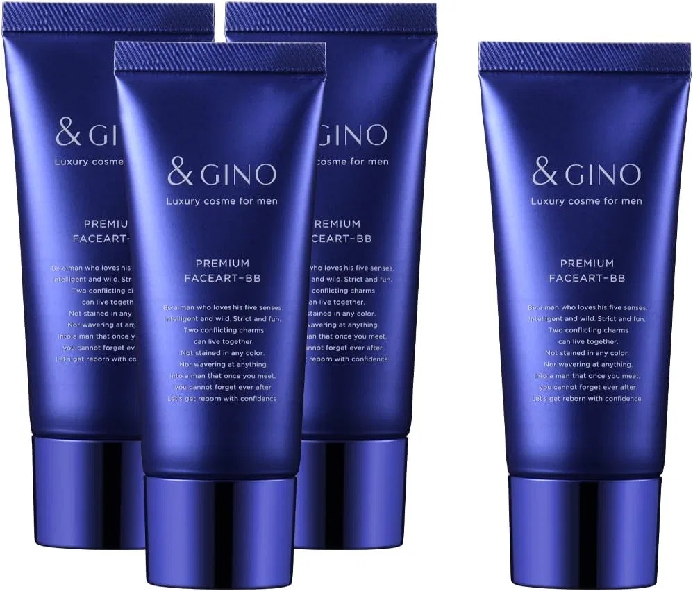 BB-крем для мужчин &GINO Premium Face Art, набор 3 шт. + сервис, 30 г, цвет меняющийся