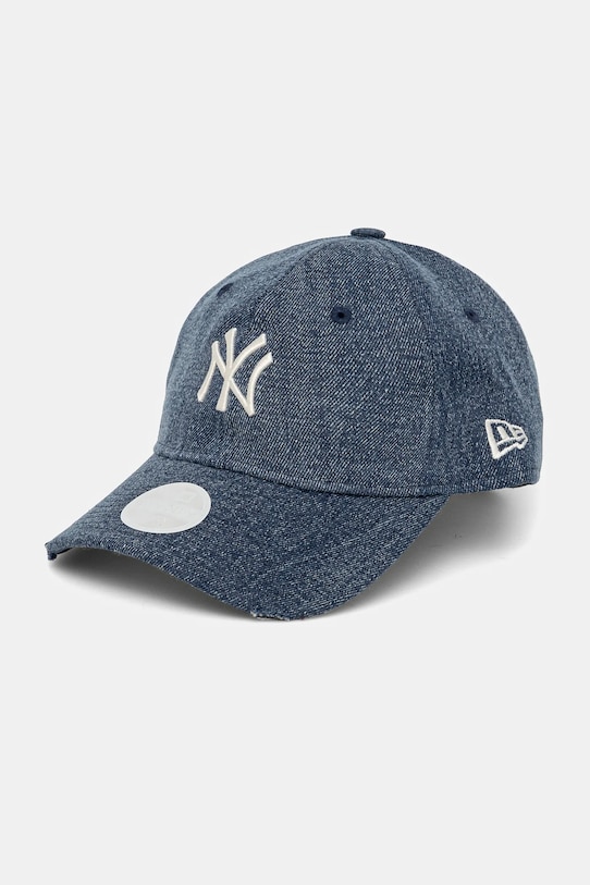

Хлопковая кепка с козырьком New Era, темно-синий