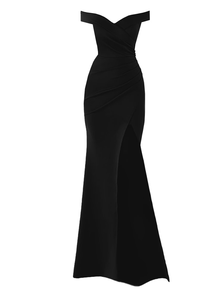 

Длинное платье Moda Minx, черный