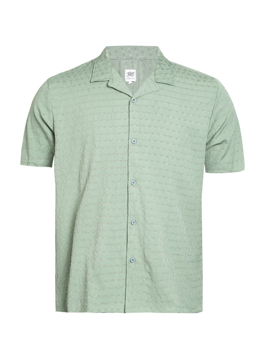 

Рубашка на пуговицах классического кроя Campus Sutra Tania, зеленый