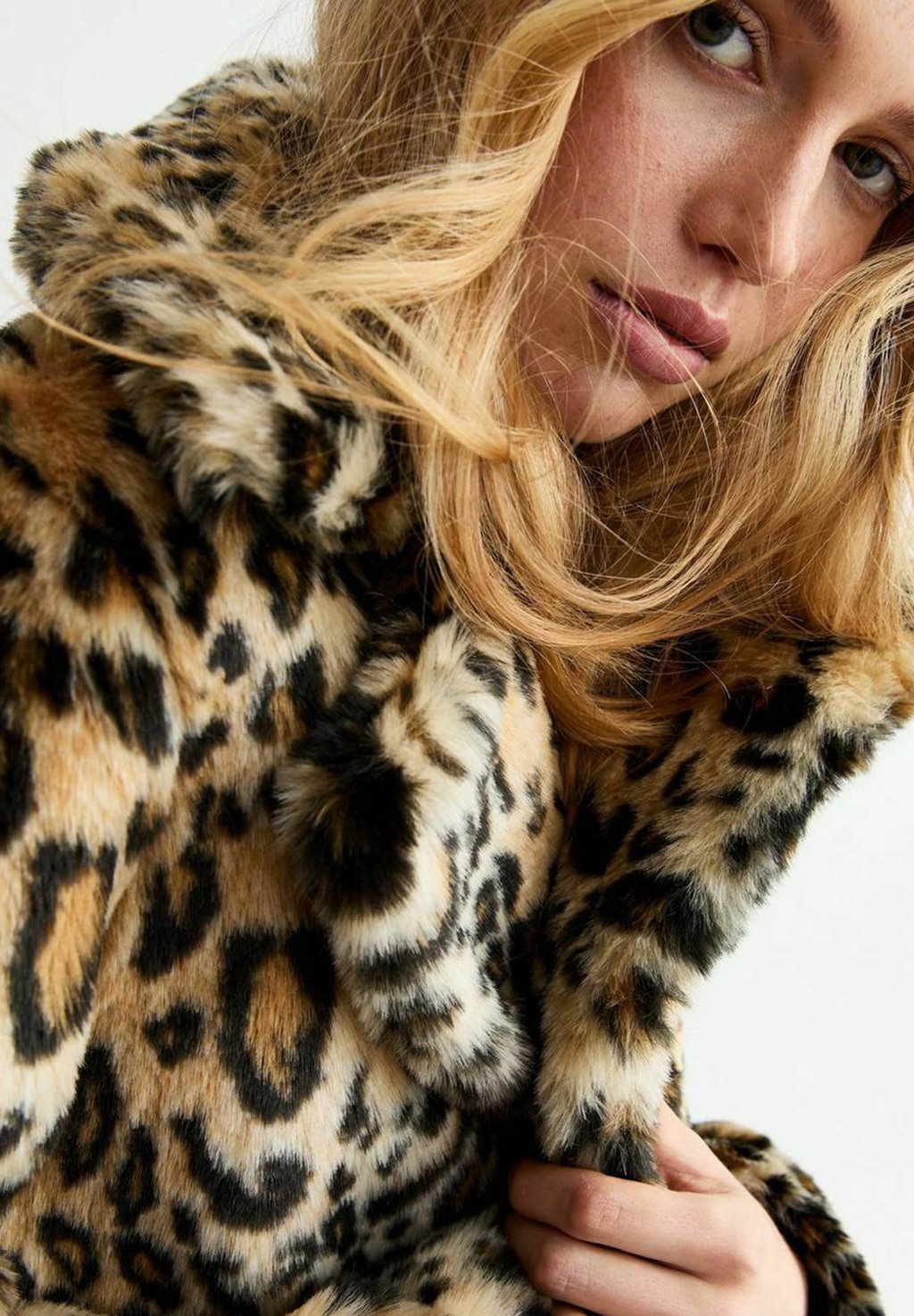 

Зимнее пальто LEOPARD PRINT New Look, коричневый