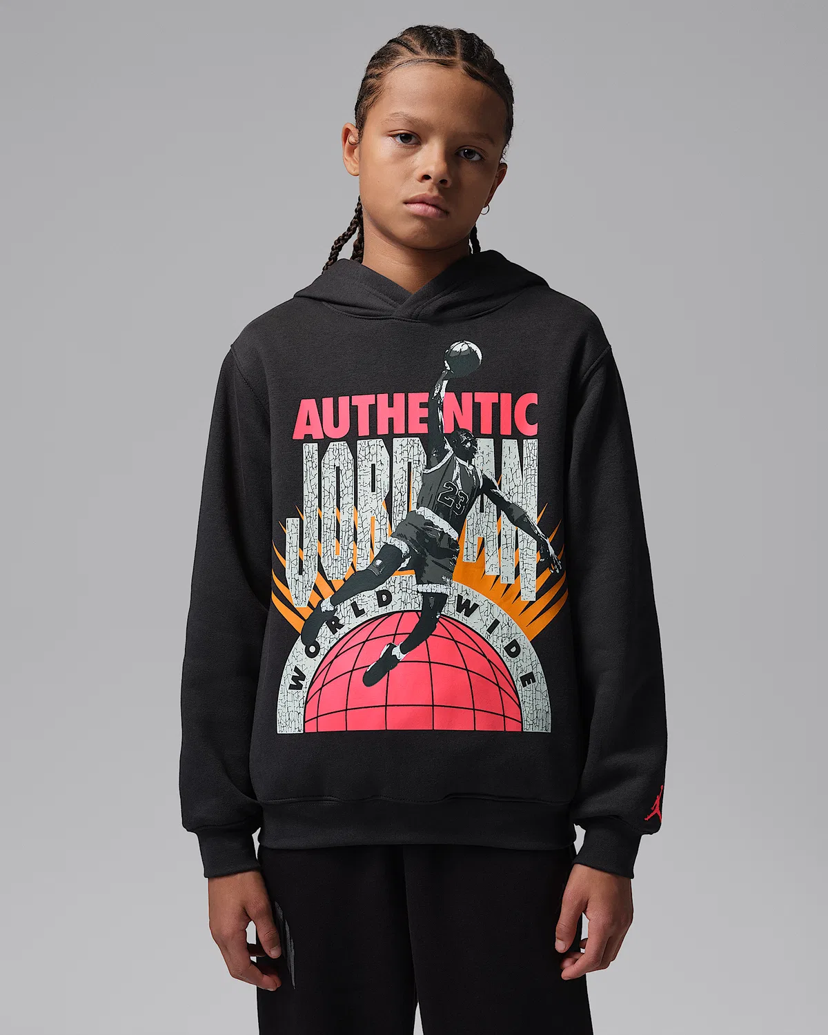 Детская худи Jordan Authentic Pullover Hoodie, Off Noir
