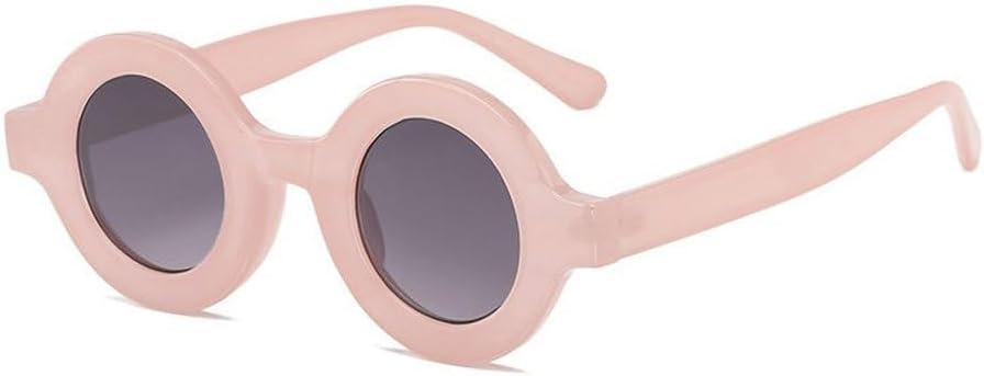 

Модные круглые женские солнцезащитные очки в винтажном стиле цвета шампанского, трендовые мужские солнцезащитные очки с градиентной защитой UV400 SKFGNX, Jelly Pink Gray