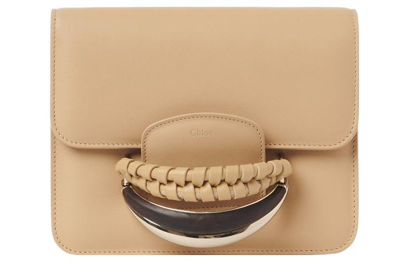 

Chloé Сумка через плечо из телячьей кожи женская коричневая