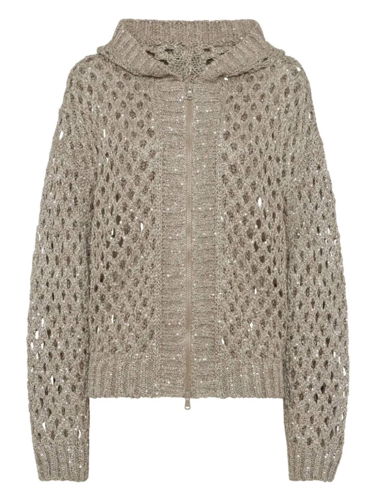 

Brunello Cucinelli кардиган dazzling рыхлой вязки, нейтральный