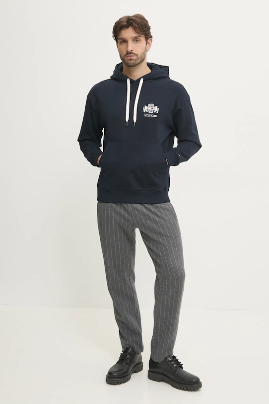 Хлопковая толстовка Tommy Hilfiger, темно-синий — фото 2