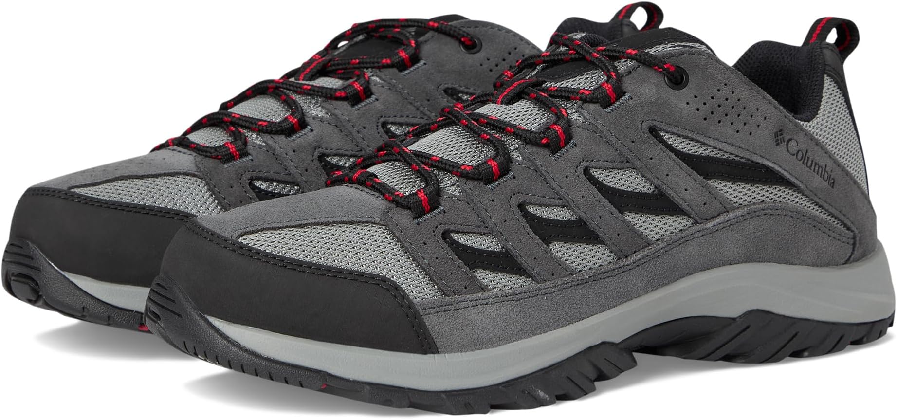 

Походные ботинки Columbia Crestwood, цвет Dark Grey/Mountain Red