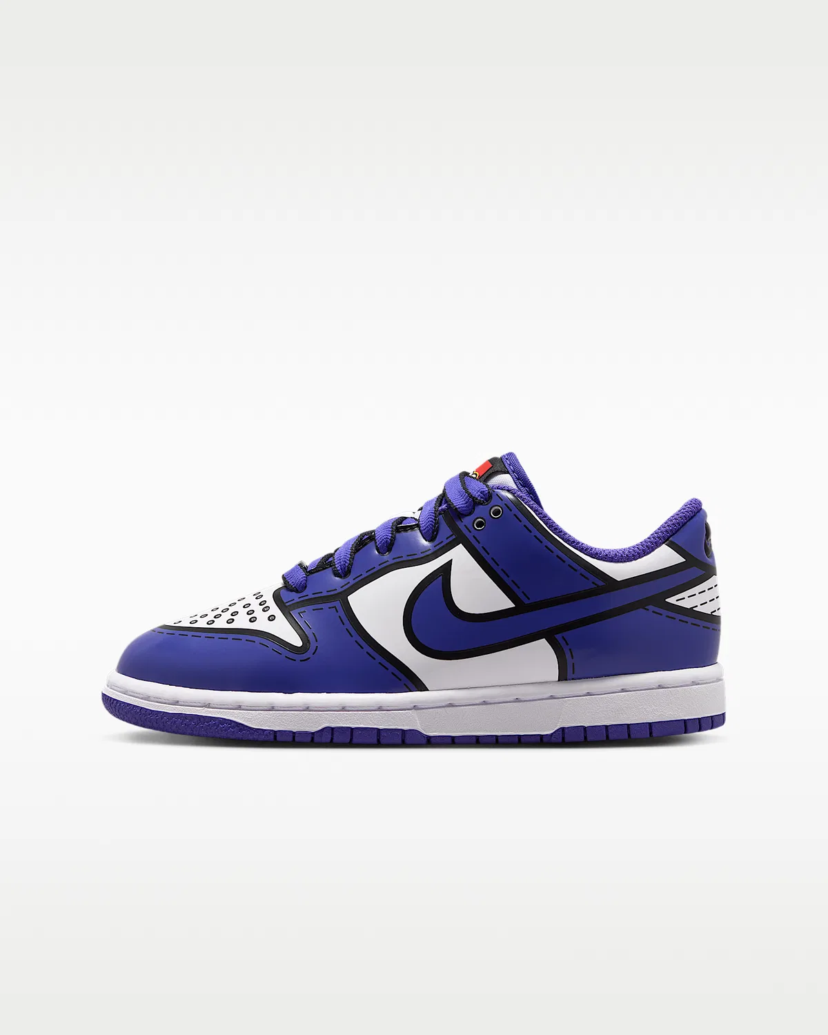 Кроссовки Nike Dunk Low x LEGO® Collection для малышей, White/Rush Red/Tour Yellow/Bright Concord
