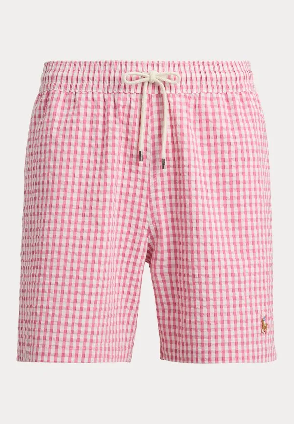 Плавки-Шорты traveler classic, длина 5,75 дюймов Polo Ralph Lauren, Resort Rose Gingham — фото 4