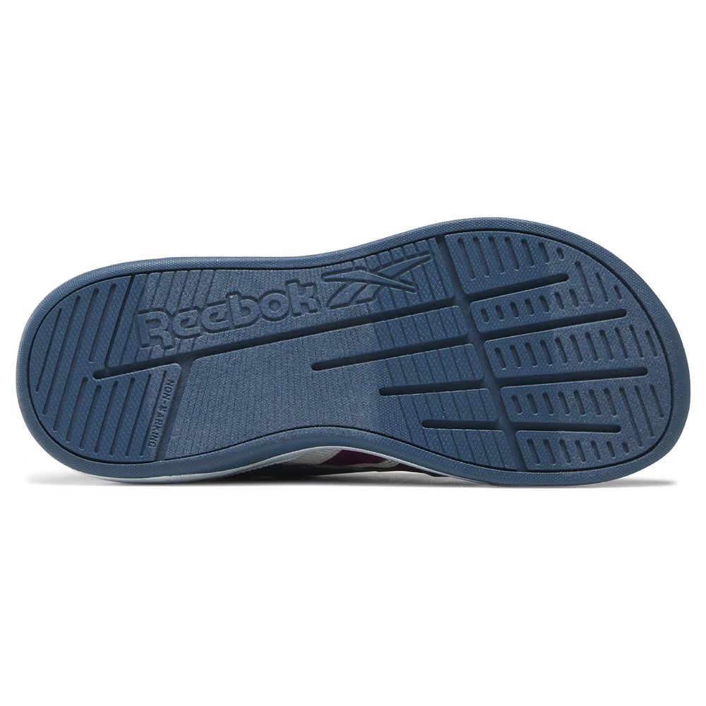 Детские кроссовки без шнурков Reebok nano play little/big kid, white/shadow/aqua — фото 4