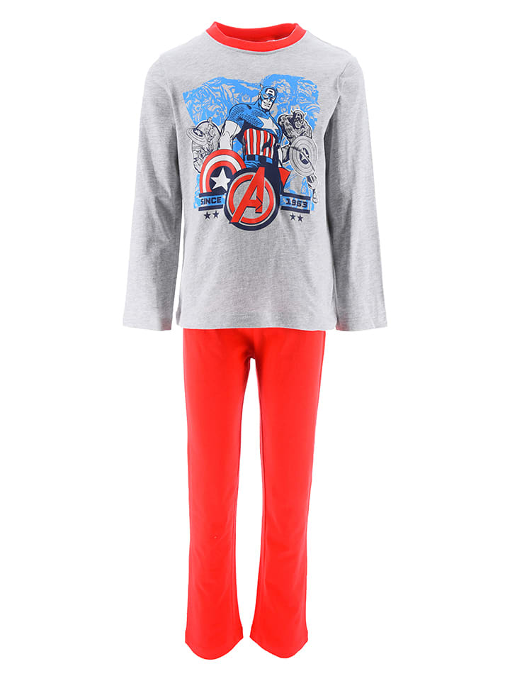 

Пижама "Avengers Classic" серо-красного цвета