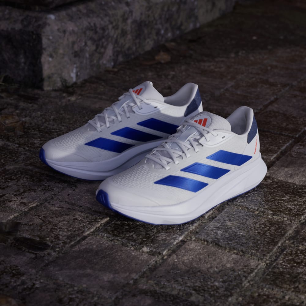 Кроссовки Adidas Duramo SL 2 Running Shoes, цвет Cloud White/Lucid Blue/Dark Blue — фото 4