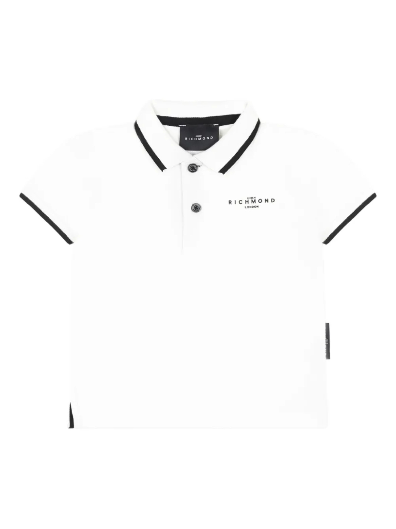 

Футболка-поло с вышитым логотипом John Richmond Junior, белый