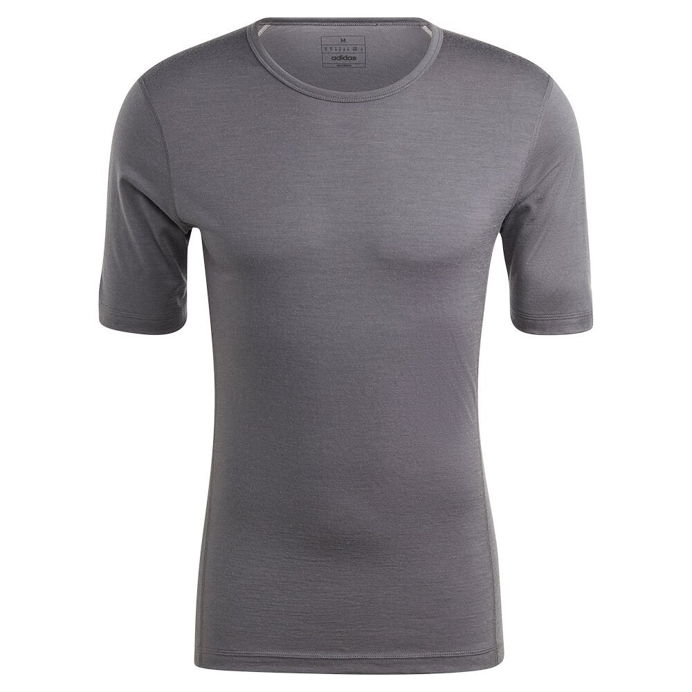 Футболка с коротким рукавом adidas Xperior Merino 200 Baselayer, серый — фото 3