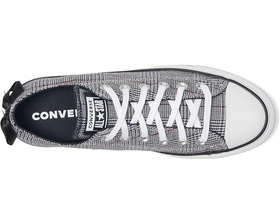 Кеды Converse Chuck Taylor All Star Lift Platform Plaid, черный/белый/черный — фото 2