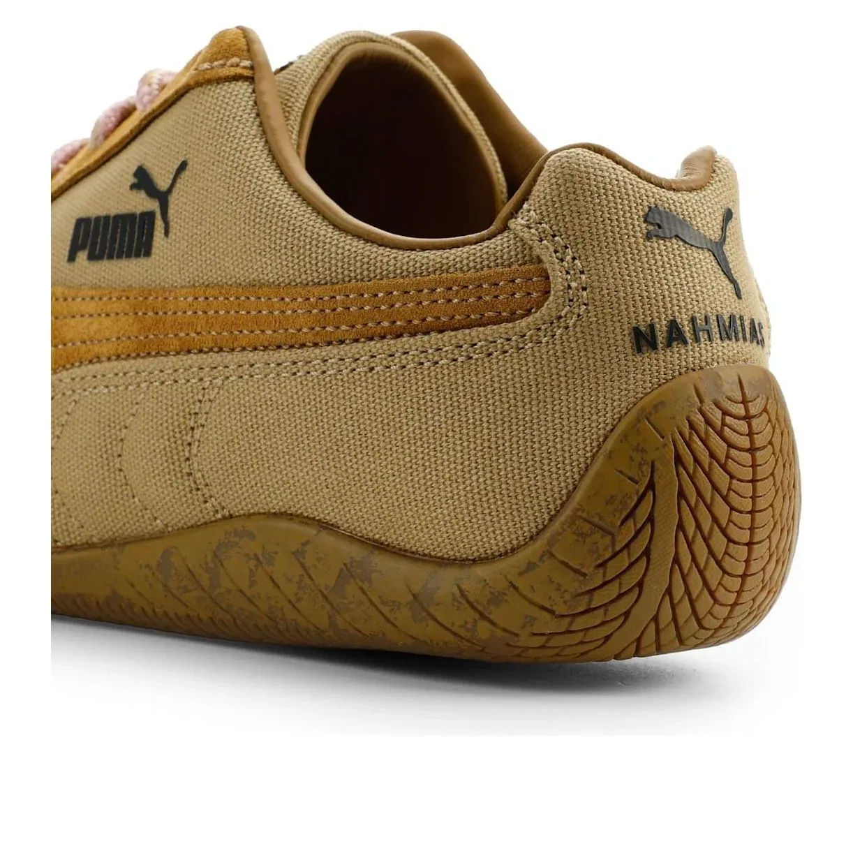 Кроссовки PUMA x NAHMIAS Speedcat 'Coffee Milk Aged Copper Pearl Pink' 407189-03, коричневый — фото 4