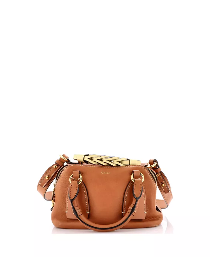 

Маленькая сумка Daria из кожи Pre-Owned Chloe, коричневый