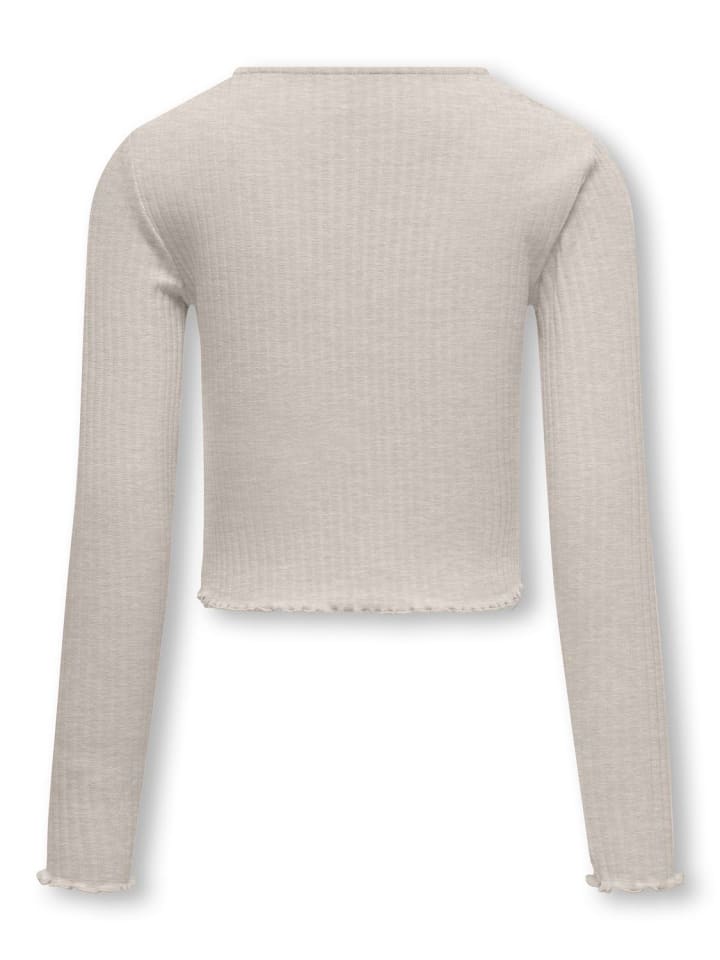 KIDS ONLY Футболка с длинными рукавами KOGNELLA L/S O-NECK TOP цвета пемзы — фото 2