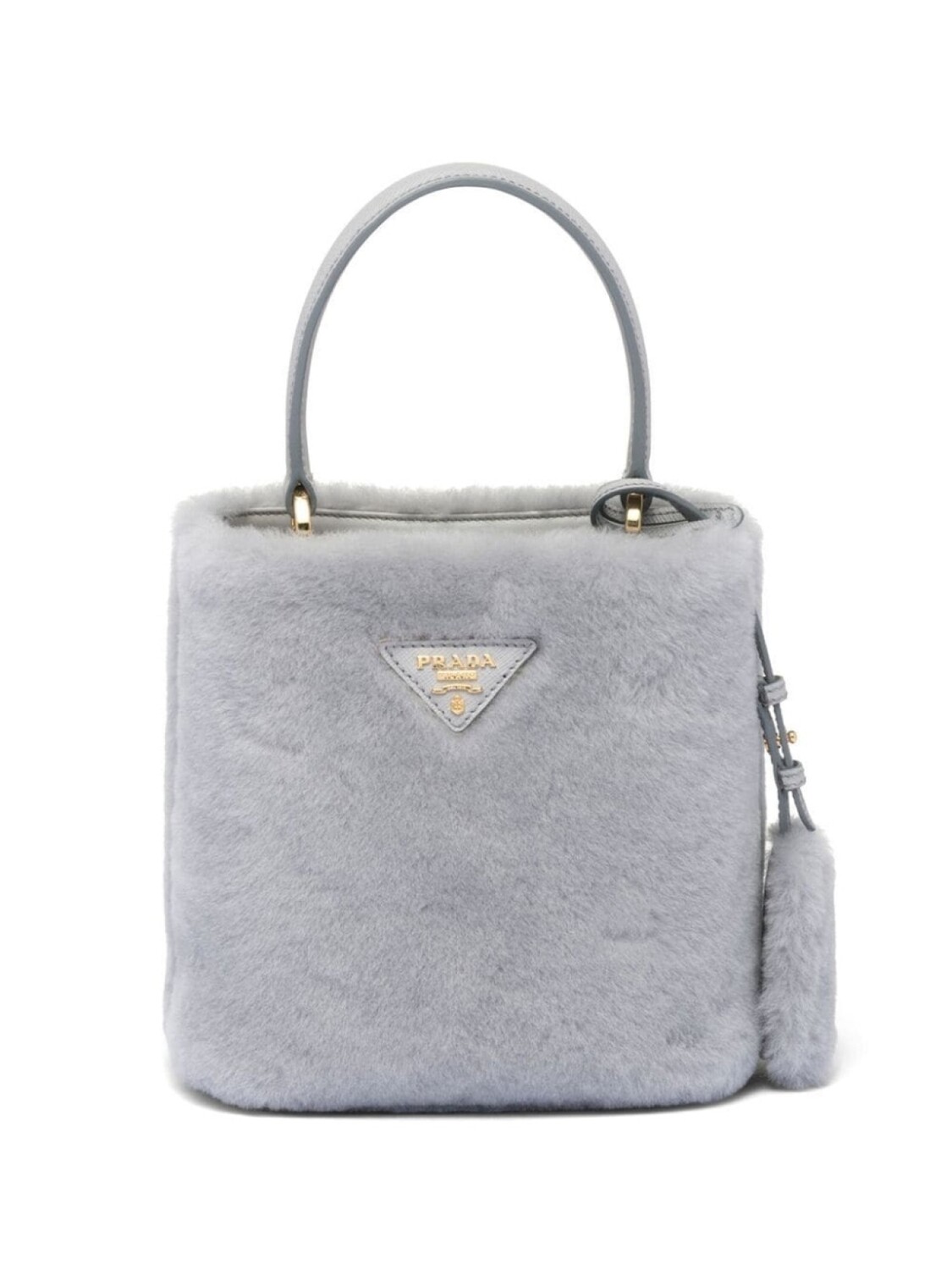 

Сумка-тоут Prada Panier, серый